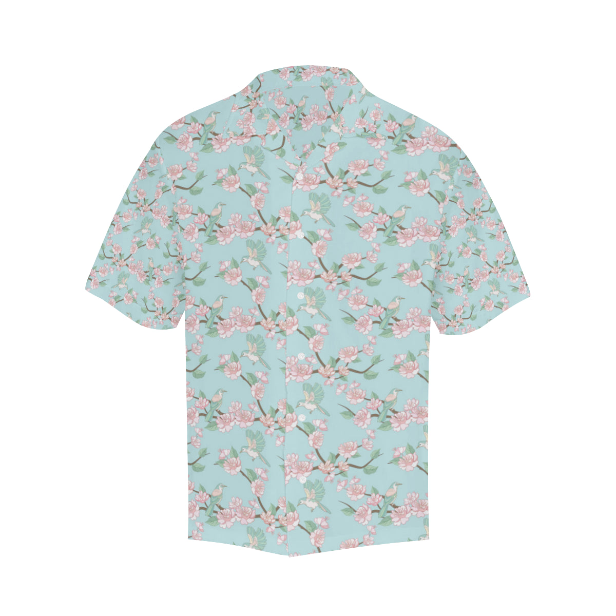 Cherry Blossom Pattern Print Design 02 Men's Hawaiian Shirt