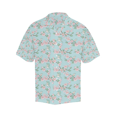 Cherry Blossom Pattern Print Design 02 Men's Hawaiian Shirt