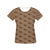 Horse Brown Print Design LKS307 Women's  T-shirt