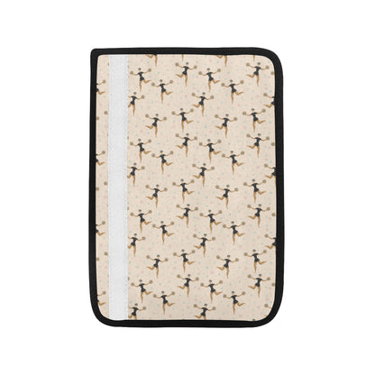 Cheerleader Pattern Print Design 03 Car Seat Belt Cover