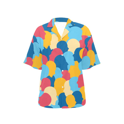 Psychology Pattern Print Design A02 Women's Hawaiian Shirt