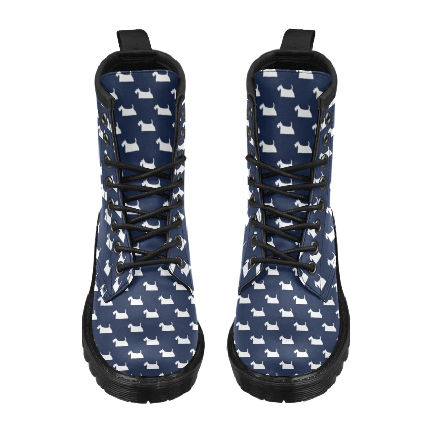 Scottish Terriers Print Design LKS303 Women's Boots