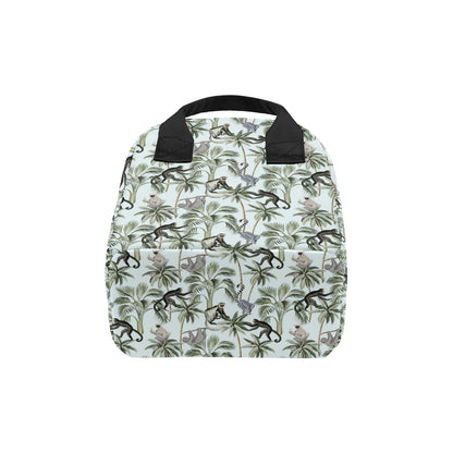 Rainforest Pattern Print Design RF04 Insulated Lunch Bag