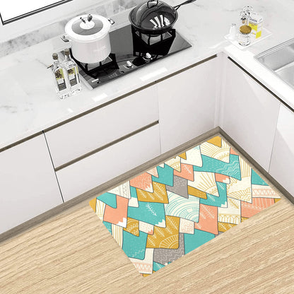 Mountain Pattern Print Design 02 Kitchen Mat