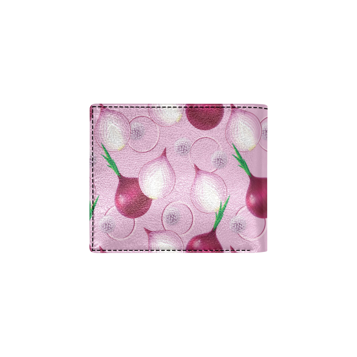 Onion Pattern Print Design A01 Men's ID Card Wallet