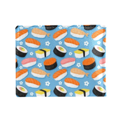 Sushi Print Design LKS304 Men's ID Card Wallet