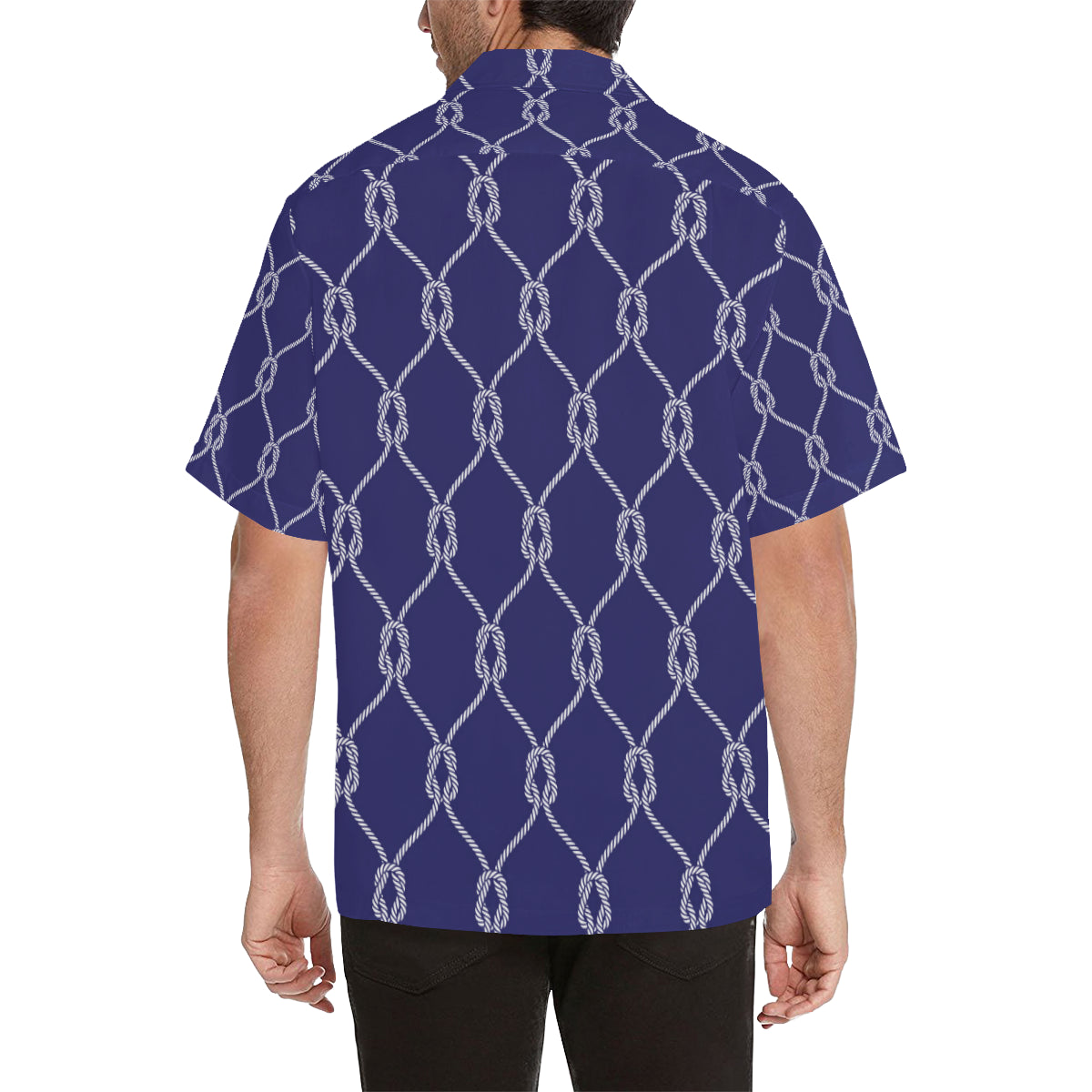 Rope Pattern Print Design A03 Men's Hawaiian Shirt