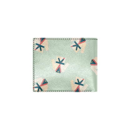 Karate Pattern Print Design 02 Men's ID Card Wallet