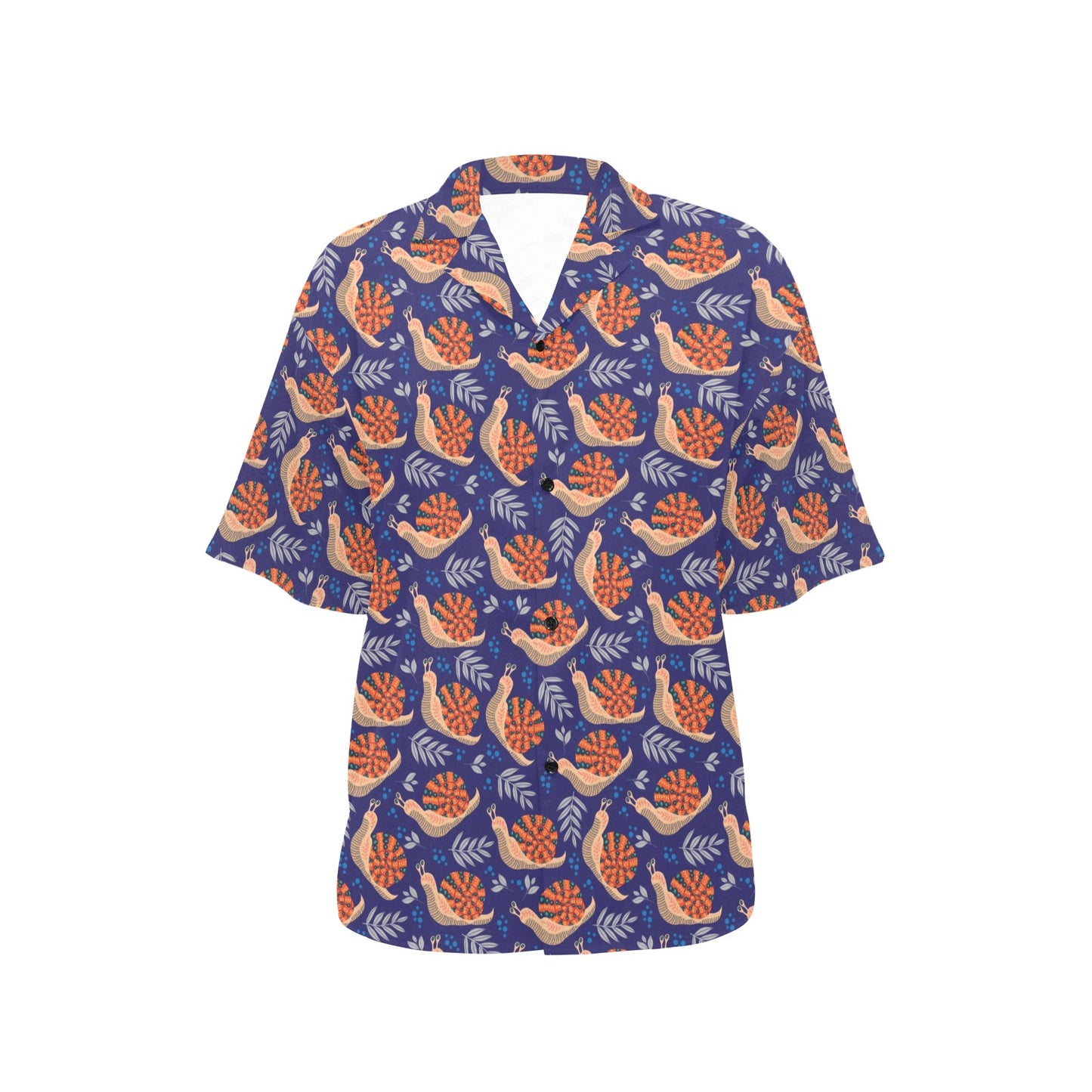 Snail Print Design LKS401 Women's Hawaiian Shirt