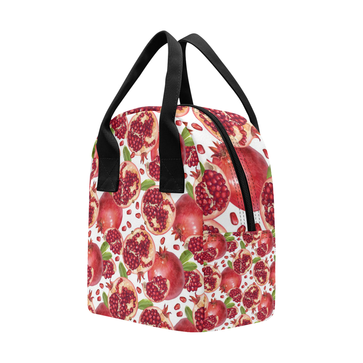 Pomegranate Pattern Print Design PG03 Insulated Lunch Bag
