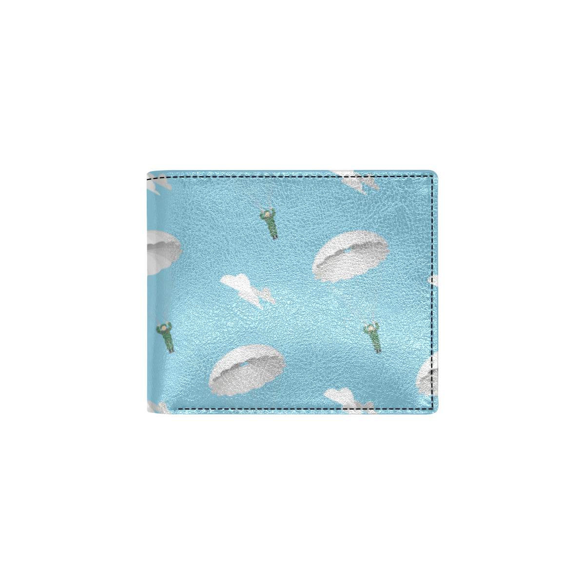 Paratrooper Pattern Print Design A02 Men's ID Card Wallet