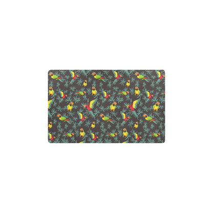 Parrot Themed Print Kitchen Mat