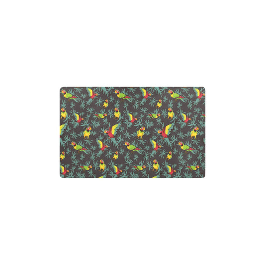Parrot Themed Print Kitchen Mat