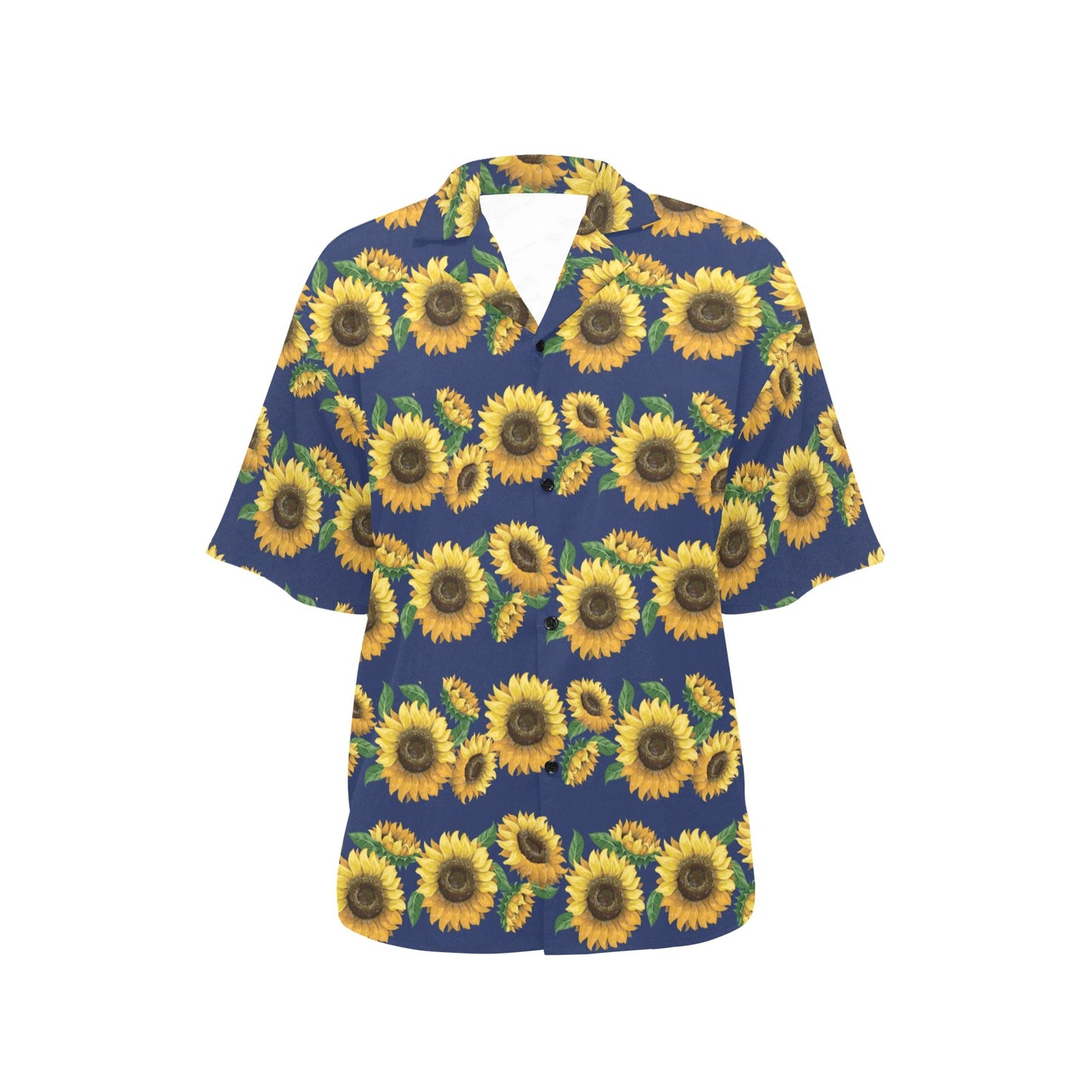 Sunflower Print Design LKS307 Women's Hawaiian Shirt