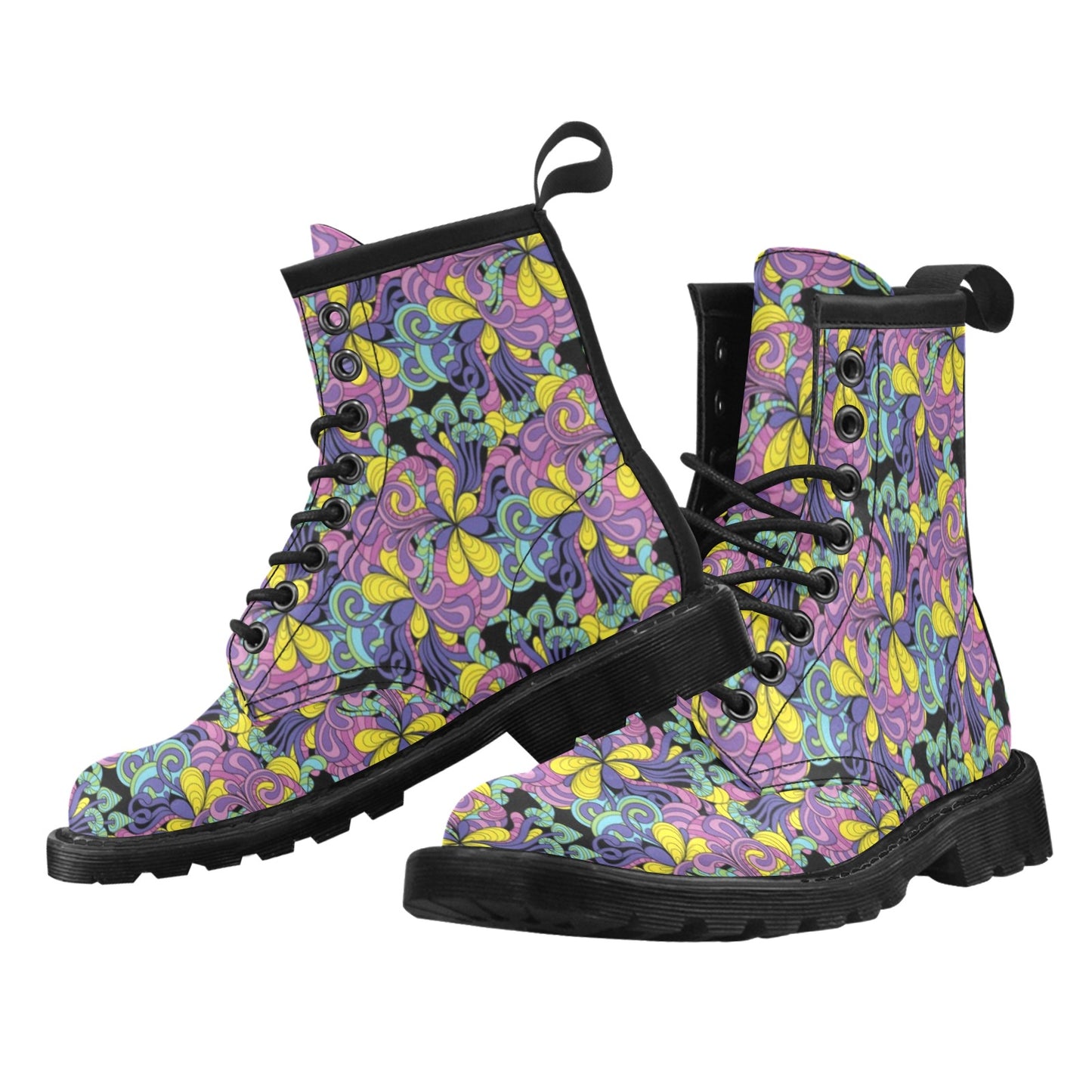 Trippy Print Design LKS305 Women's Boots