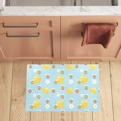 Bee Cute Print Design LKS304 Kitchen Mat
