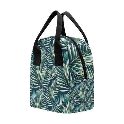 Sun Spot Tropical Palm Leaves Insulated Lunch Bag