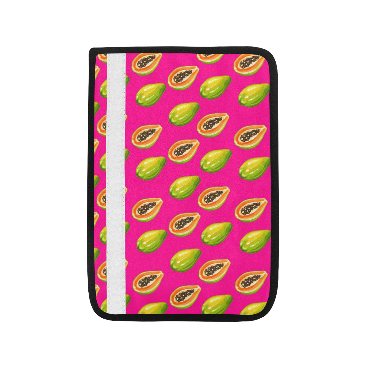 Papaya Pattern Print Design PP02 Car Seat Belt Cover