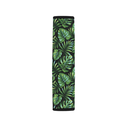 Palm Leaves Pattern Print Design PL013 Car Seat Belt Cover