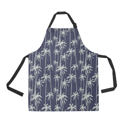Palm Tree Pattern Print Design PT06 Apron with Pocket