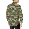 Army Camouflage Pattern Print Design 01 Men's Long Sleeve Shirt