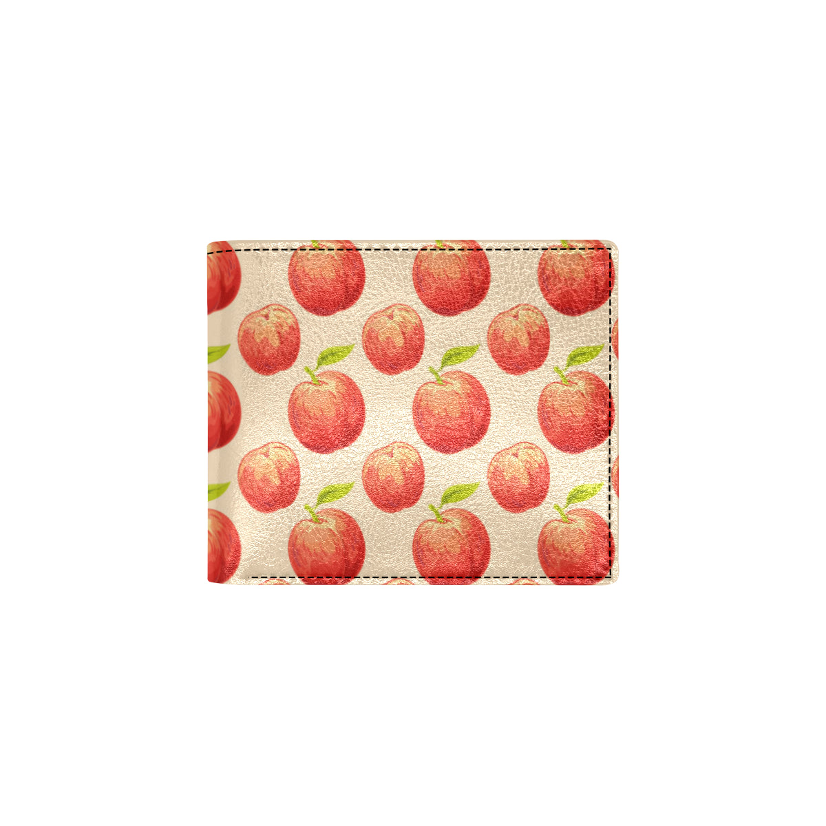 Peach Pattern Print Design A03 Men's ID Card Wallet