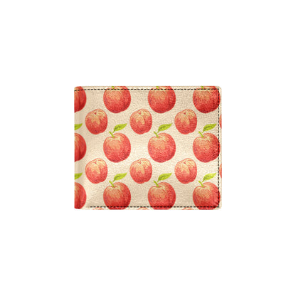 Peach Pattern Print Design A03 Men's ID Card Wallet