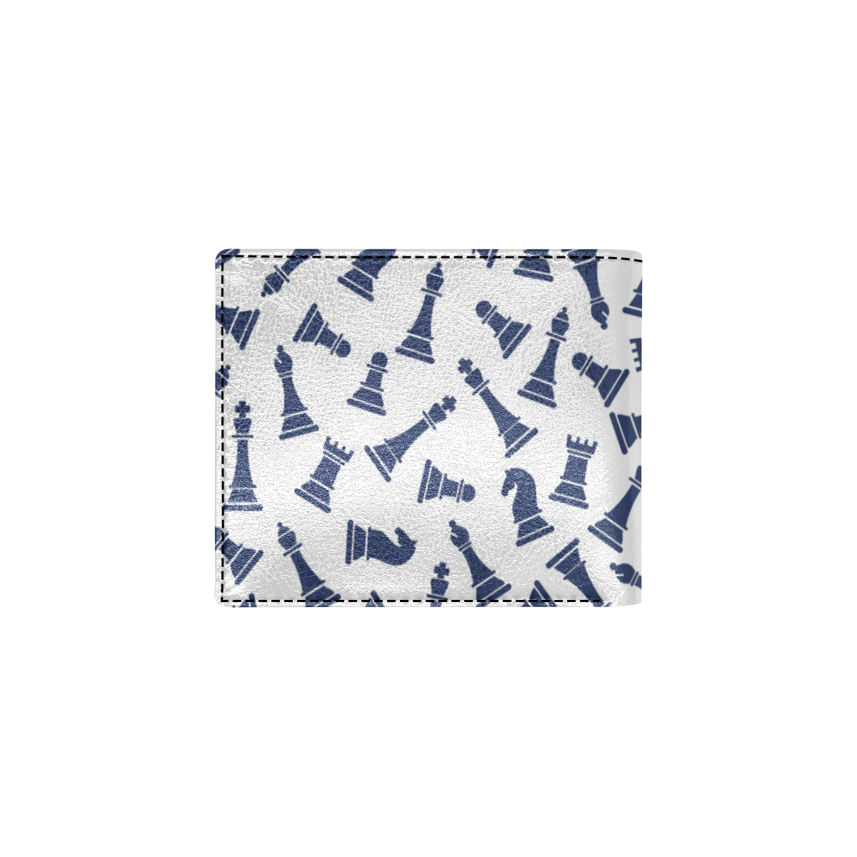 Chess Pattern Print Design 03 Men's ID Card Wallet