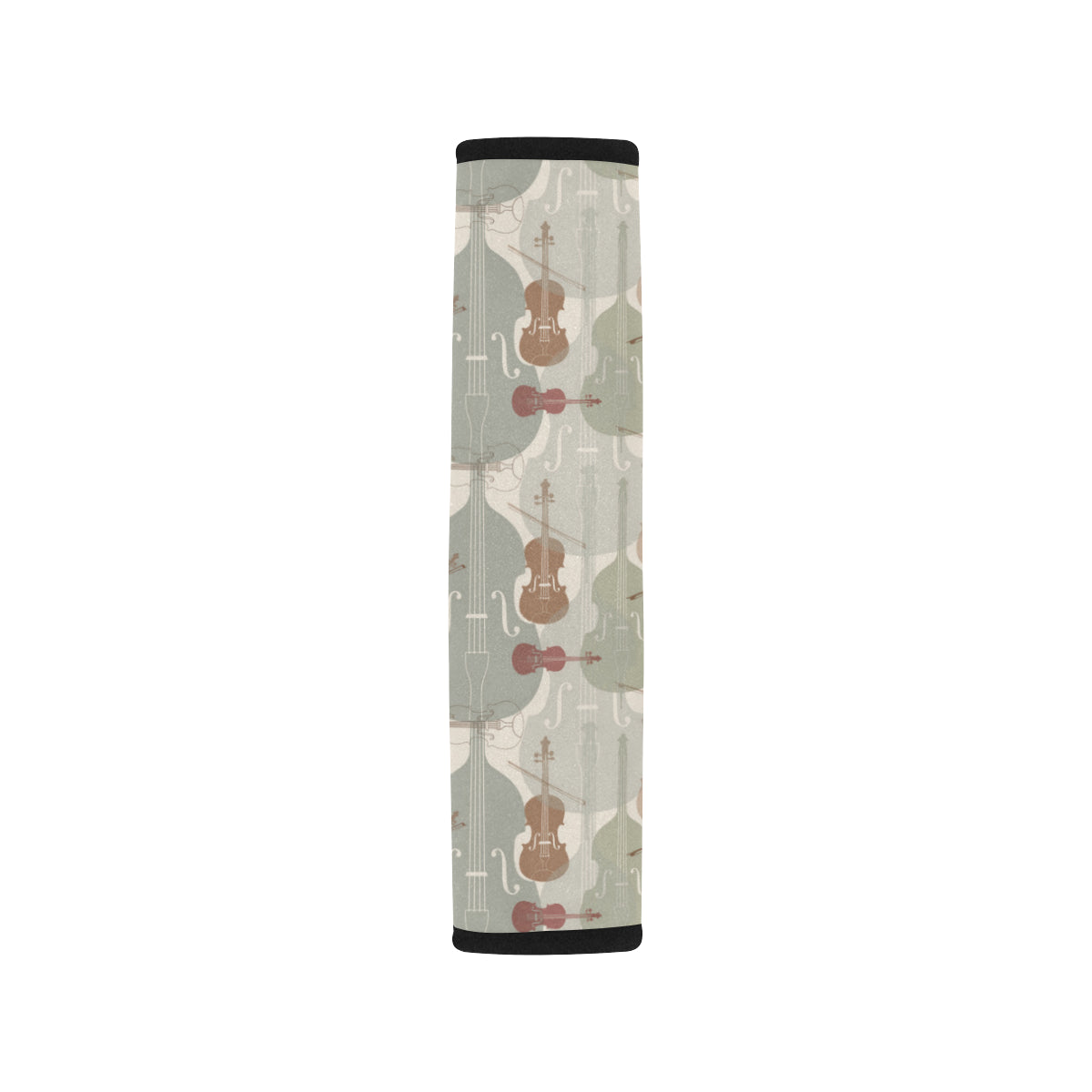 Violin Pattern Print Design 01 Car Seat Belt Cover