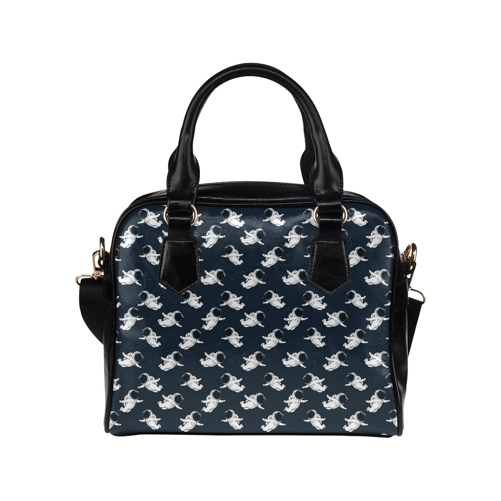 Astronaut Pattern Print Design 02 Shoulder Handbag