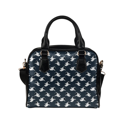 Astronaut Pattern Print Design 02 Shoulder Handbag