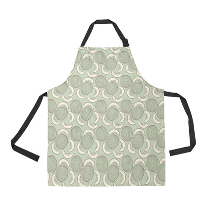 Cantaloupe Pattern Print Design 01 Apron with Pocket