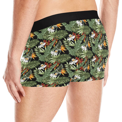 Bird Of Paradise Pattern Print Design 02 Men's Boxer Briefs