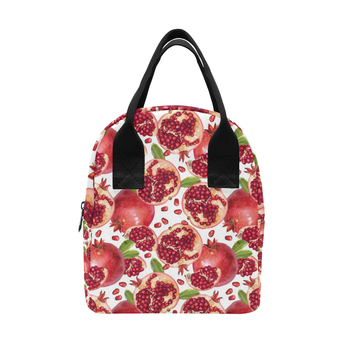 Pomegranate Pattern Print Design PG03 Insulated Lunch Bag