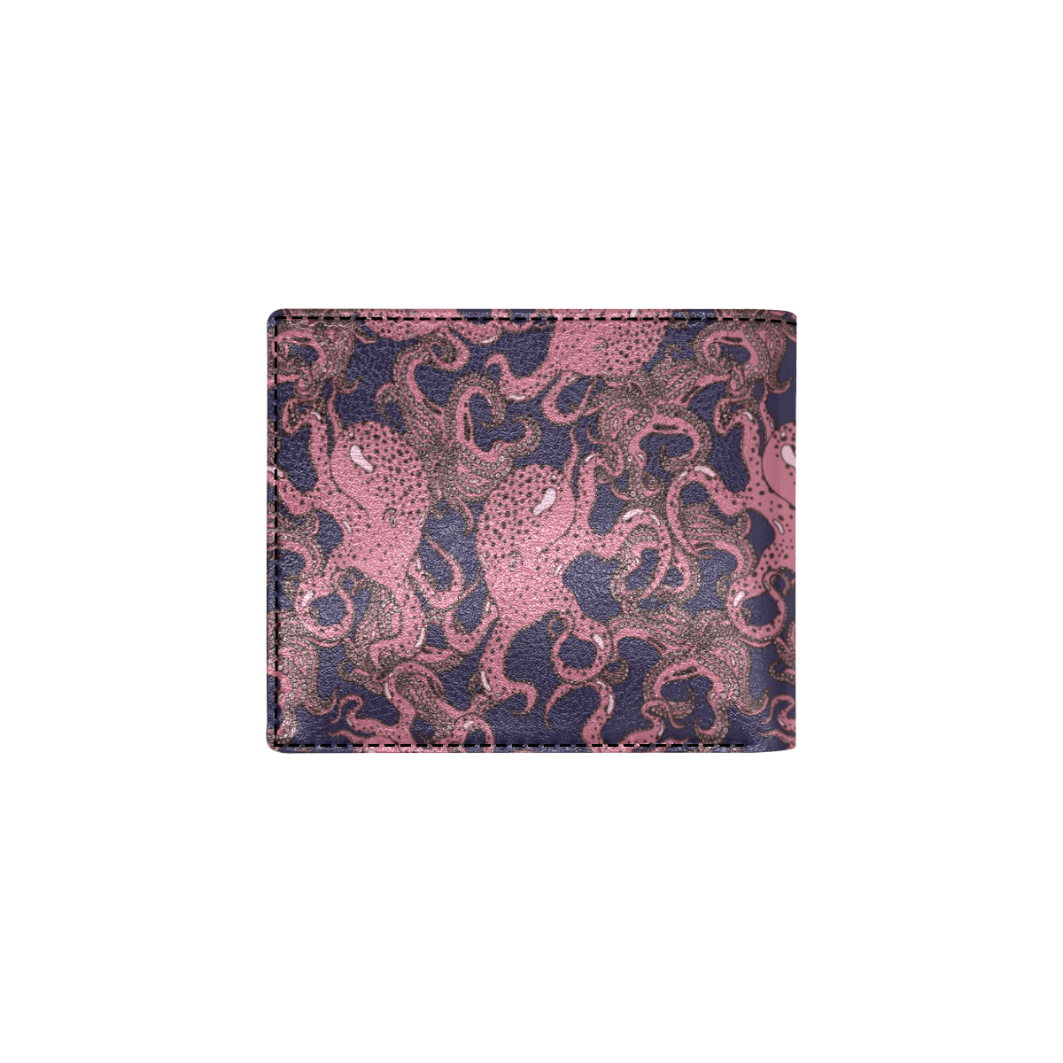 Octopus Pattern Print Design A03 Men's ID Card Wallet