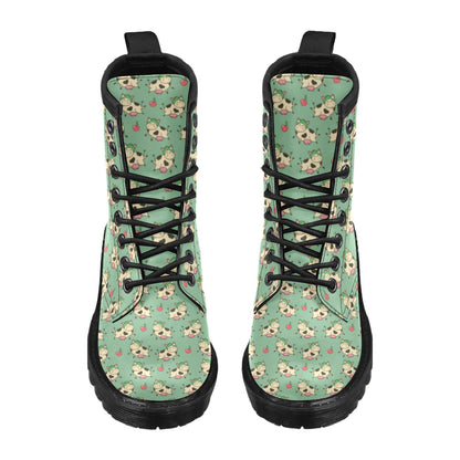 Cattle Print Design LKS402 Women's Boots