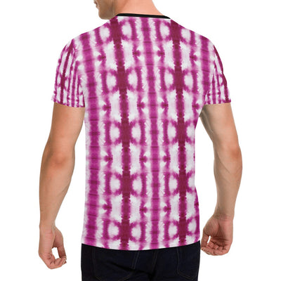 Tie Dye Dark Pink Print Design LKS303 Men's All Over Print T-shirt