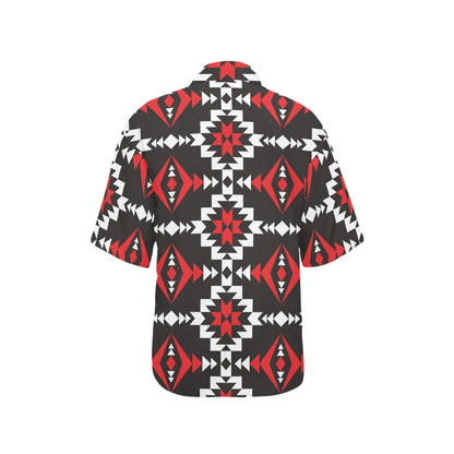 Navajo Pattern Print Design A02 Women's Hawaiian Shirt