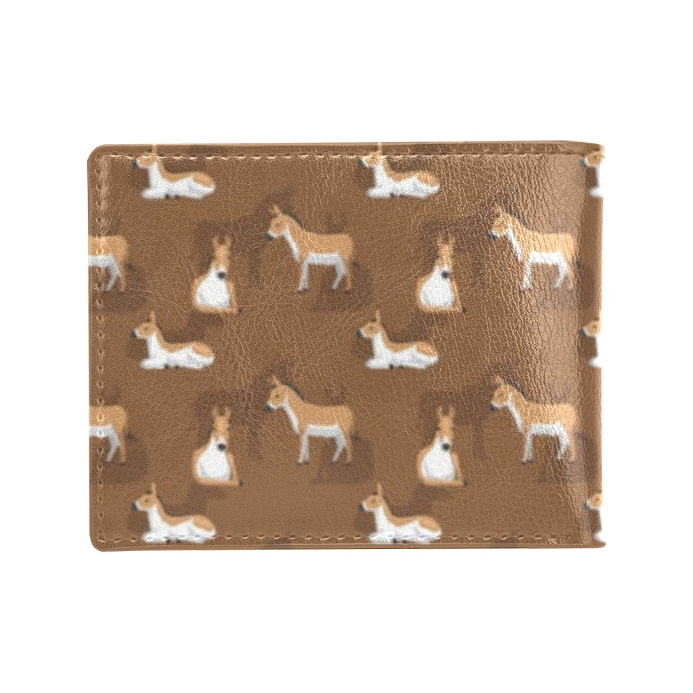 Donkey Print Design LKS401 Men's ID Card Wallet
