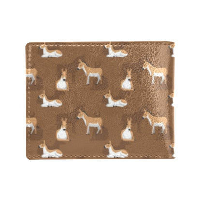 Donkey Print Design LKS401 Men's ID Card Wallet