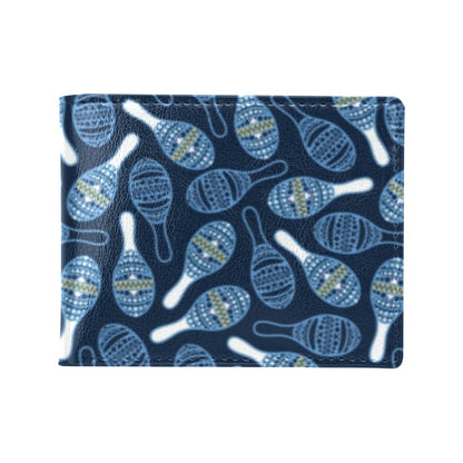 Maracas Print Design LKS401 Men's ID Card Wallet