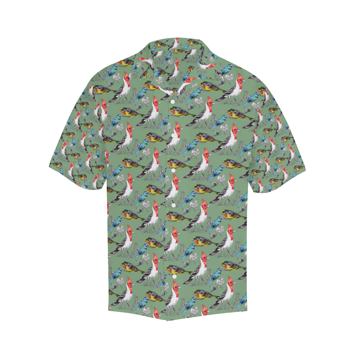 Birds Pattern Print Design 07 Men's Hawaiian Shirt