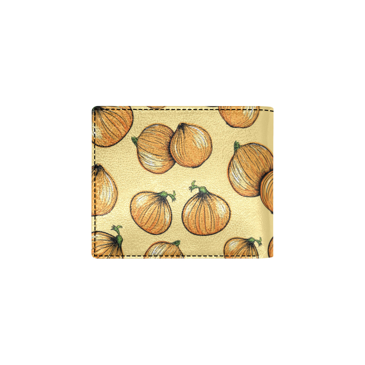 Onion Pattern Print Design A04 Men's ID Card Wallet