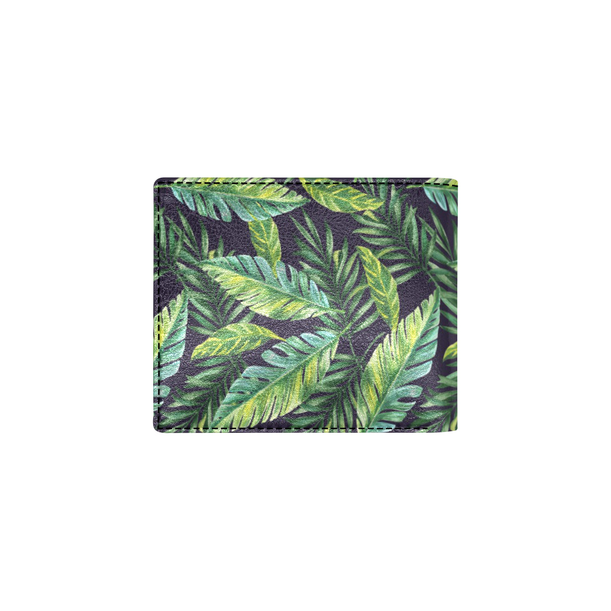 Tropical Flower Pattern Print Design TF06 Men's ID Card Wallet