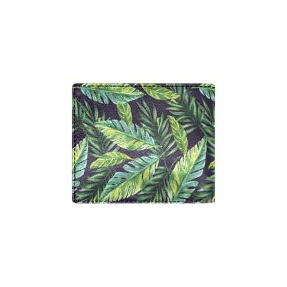 Tropical Flower Pattern Print Design TF06 Men's ID Card Wallet