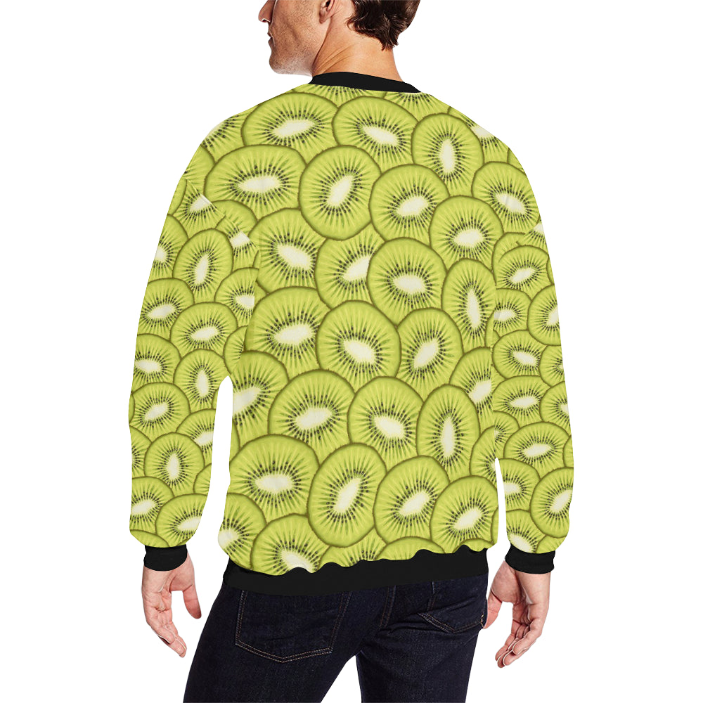 Kiwi Pattern Print Design KW07 Men Long Sleeve Sweatshirt