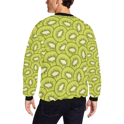 Kiwi Pattern Print Design KW07 Men Long Sleeve Sweatshirt