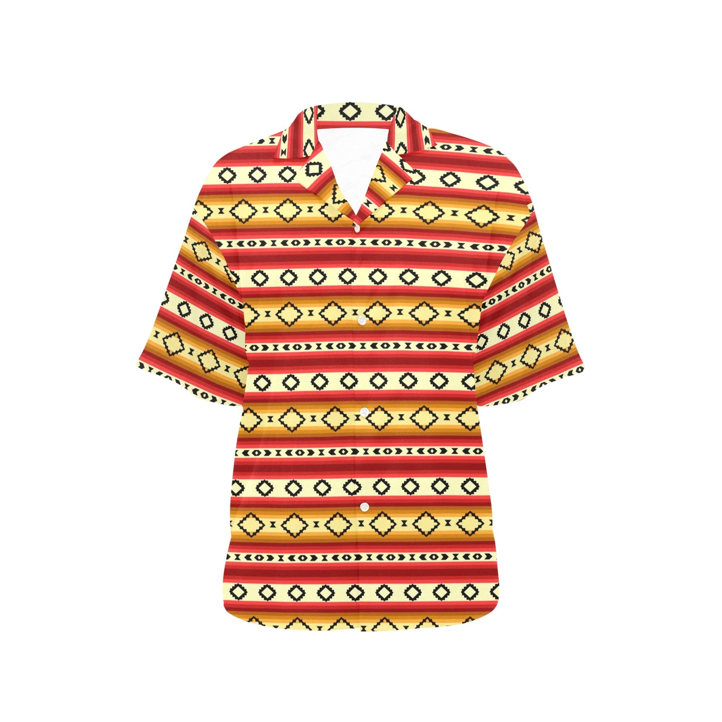 Serape Themed Women's Hawaiian Shirt