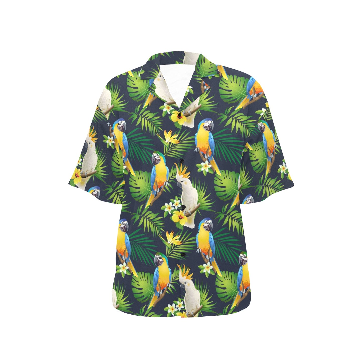 Parrot Pattern Print Design A03 Women's Hawaiian Shirt
