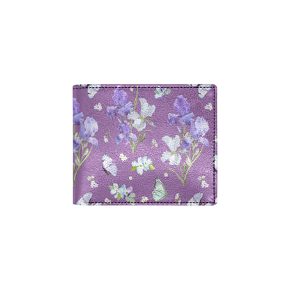 Iris Pattern Print Design IR09 Men's ID Card Wallet